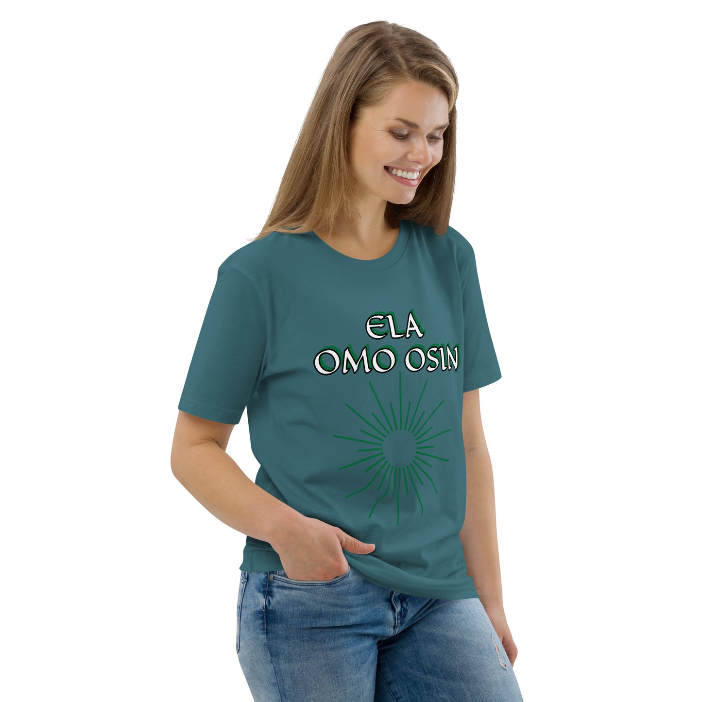 ELA Omo Osin Aje-Ju-Ogun Incognito Unisex organic cotton t-shirt
