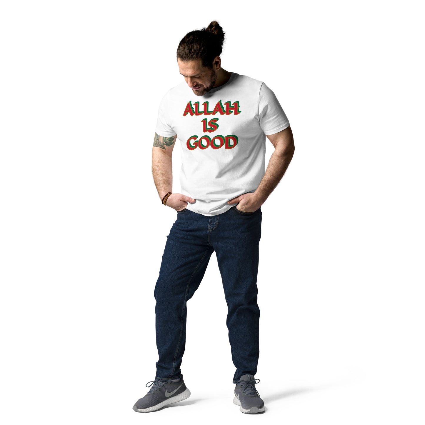 Allah is good Unisex organic cotton t-shirt