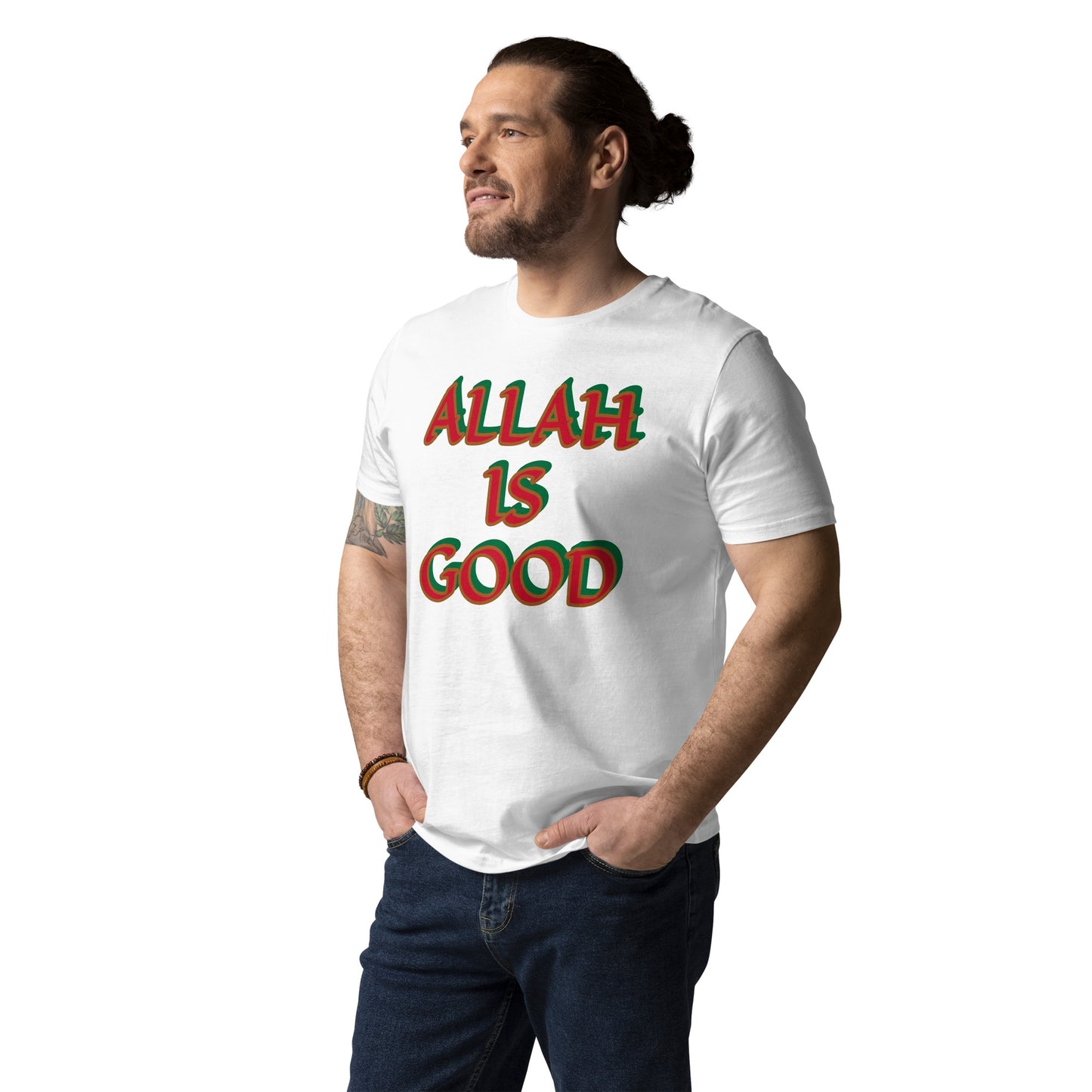 Allah is good Unisex organic cotton t-shirt