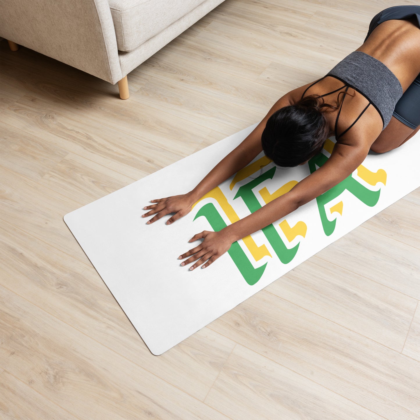 Ifa Lucumi Display/Divination/Yoga mat White