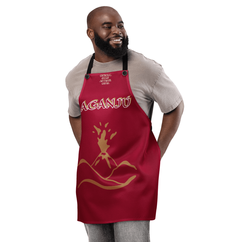 Egbe Apparel Aggayu/Aganju Icon Red Apron