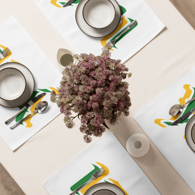 IFÁ Lucumi White Placemat Set