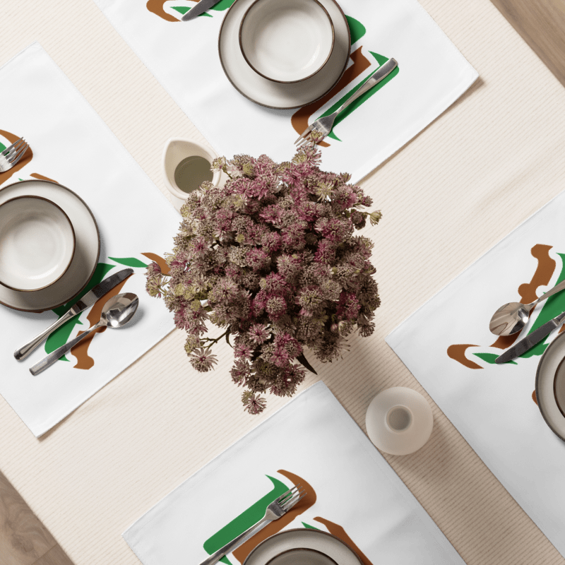 IFÁ Isese White Placemat Set