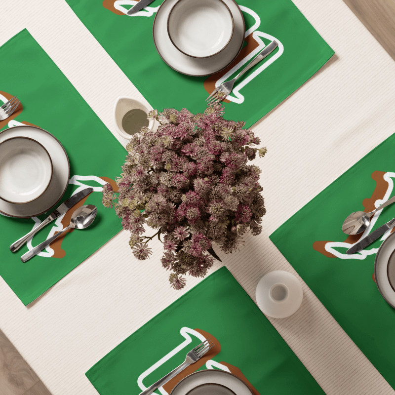IFÁ Isese Green Placemat Set
