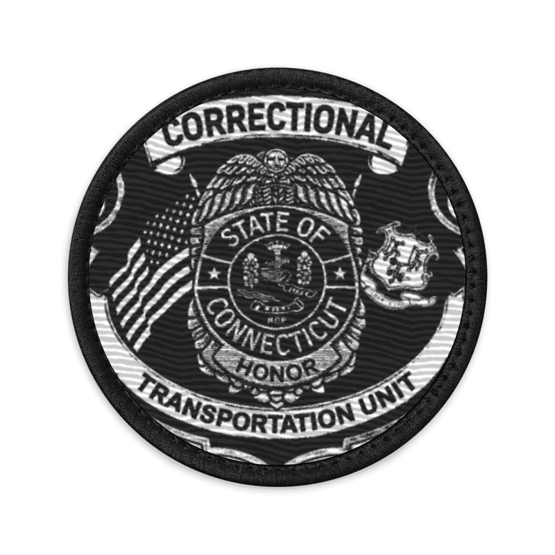 Tactical CT DOC CTU  Round Embroidered Velcro Patch
