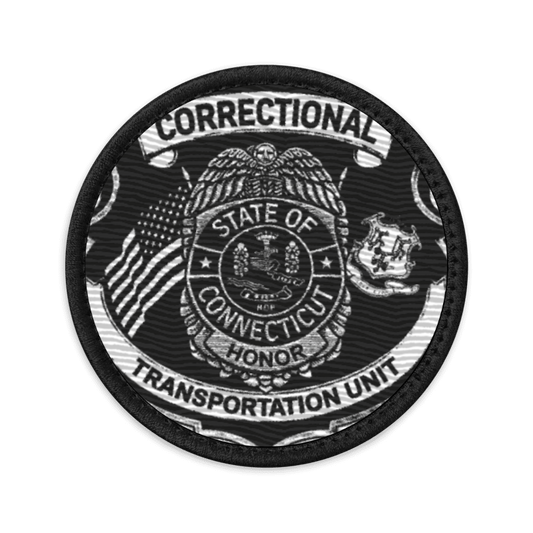 Tactical CT DOC CTU  Round Embroidered Velcro Patch