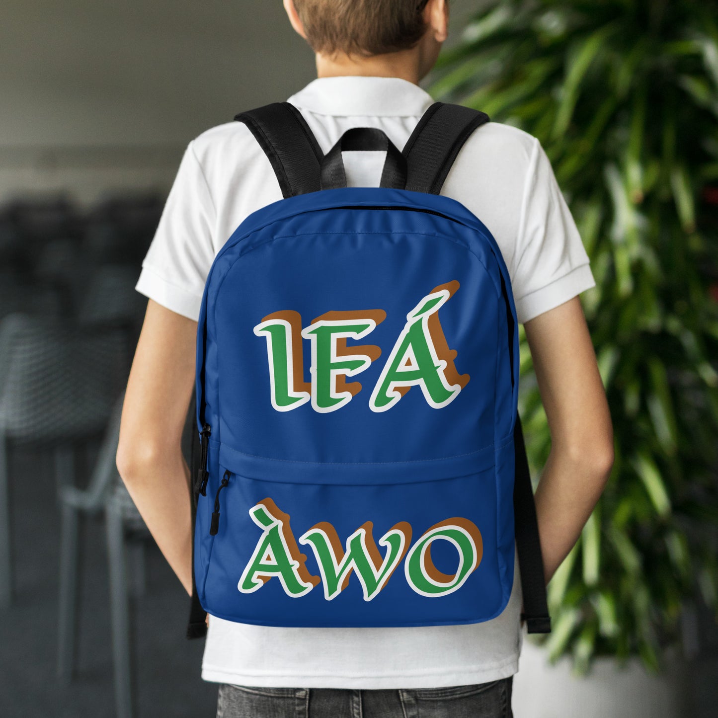 IFÁ  Awo Isese Blue Backpack