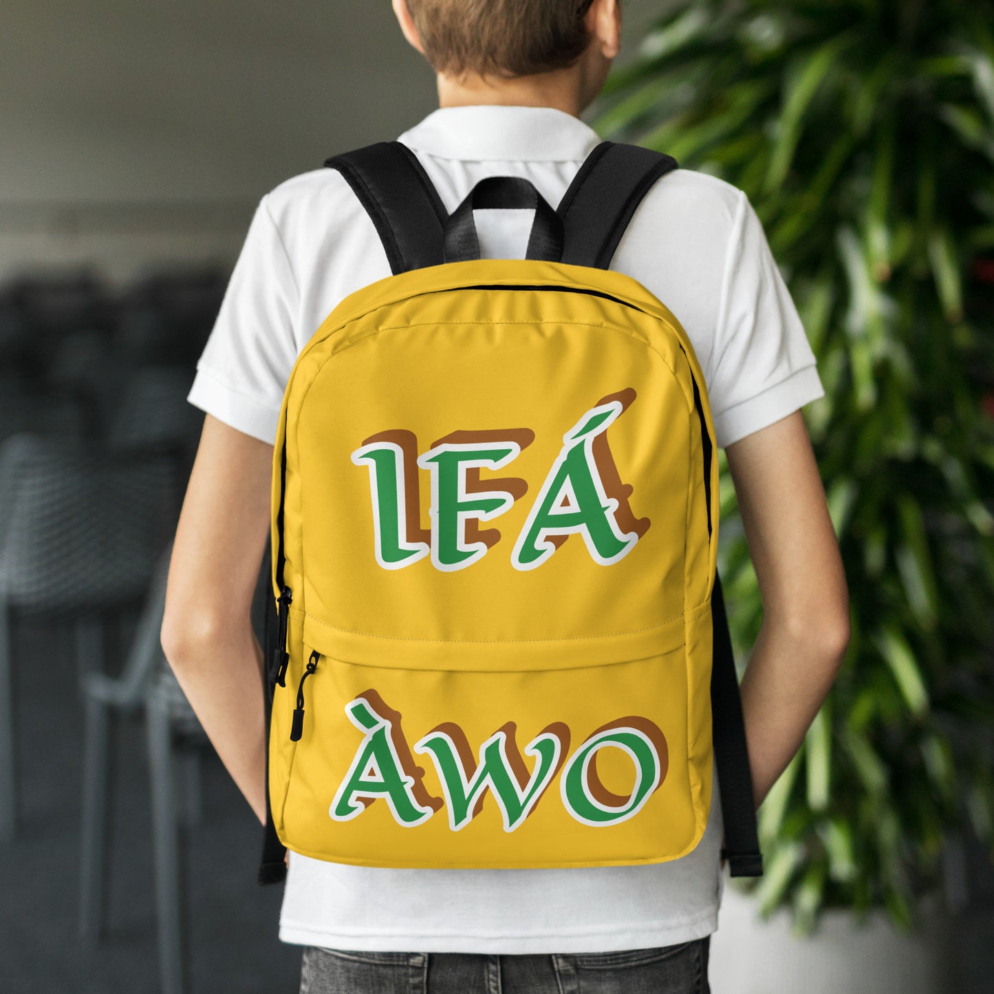 IFÁ  Awo Isese Yellow Backpack