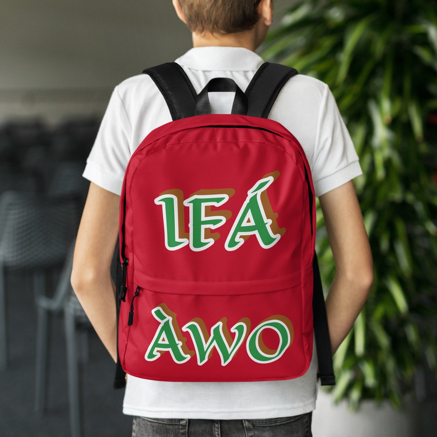 IFÁ  Awo Isese Red Backpack