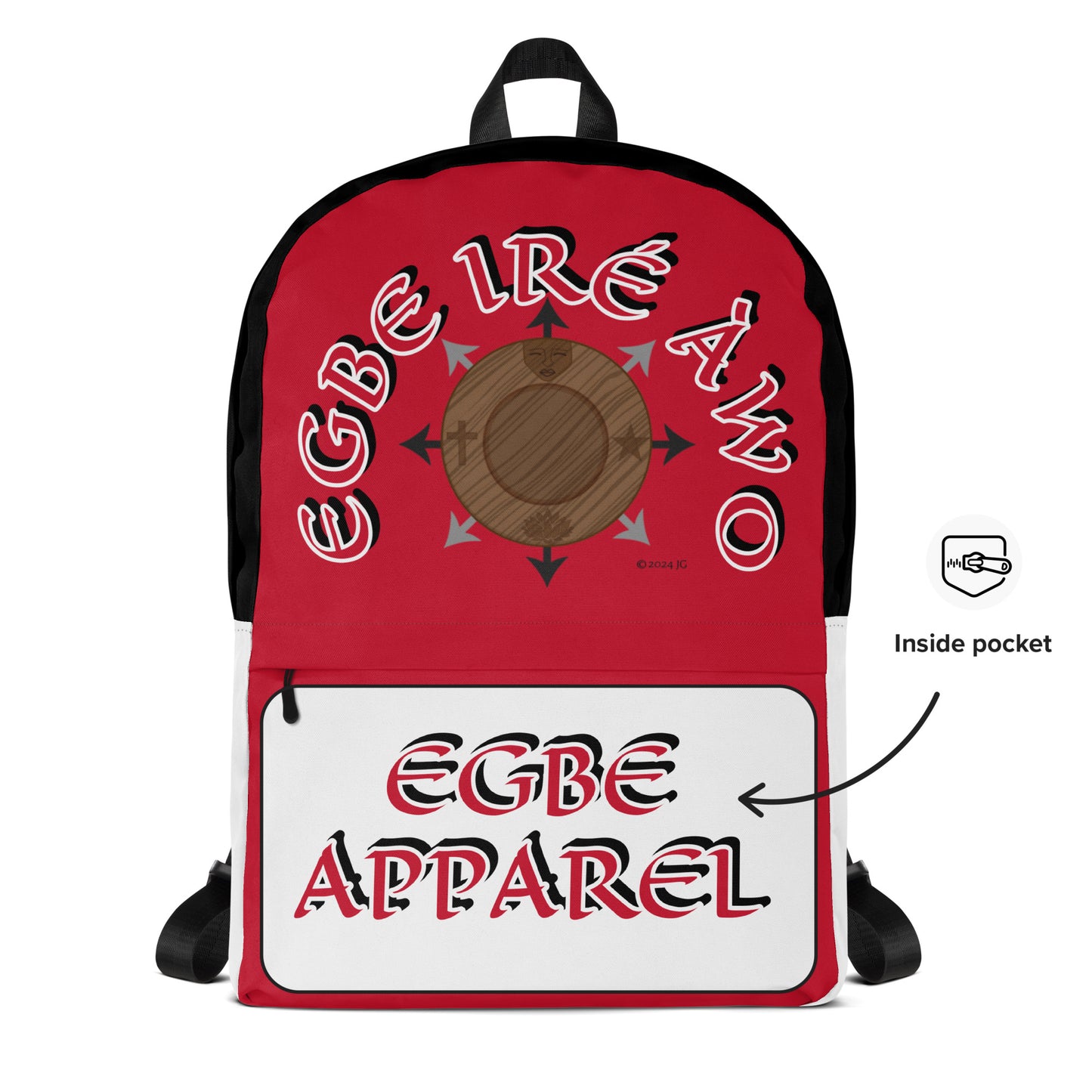 Egbe Ire Awo Logo Signature 2 Backpack