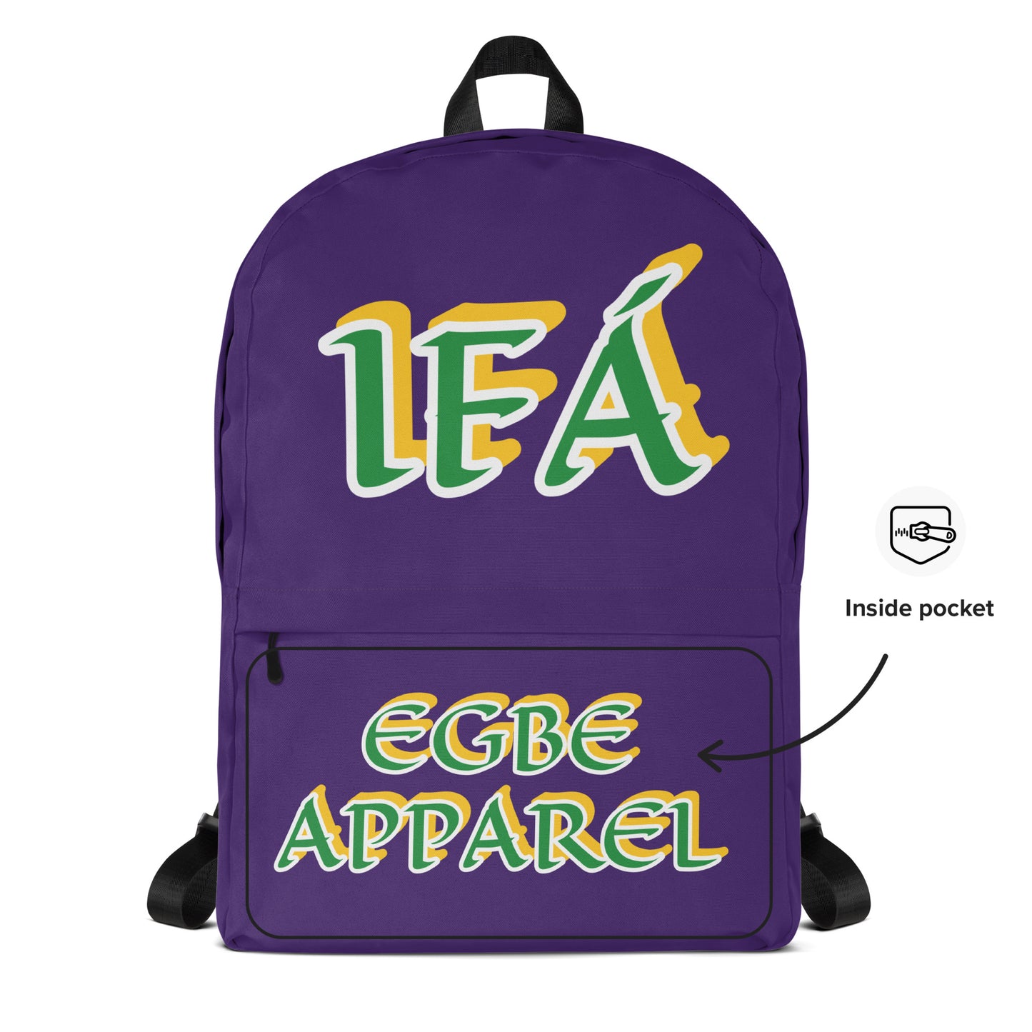 IFÁ  Awo Lucumi Purple Backpack