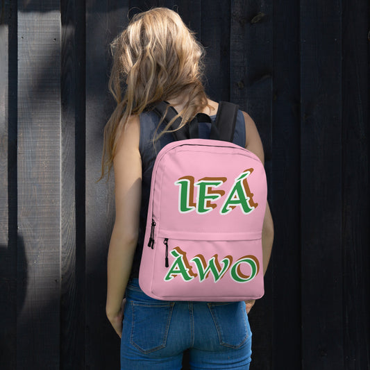 IFÁ  Awo Isese Pink Backpack