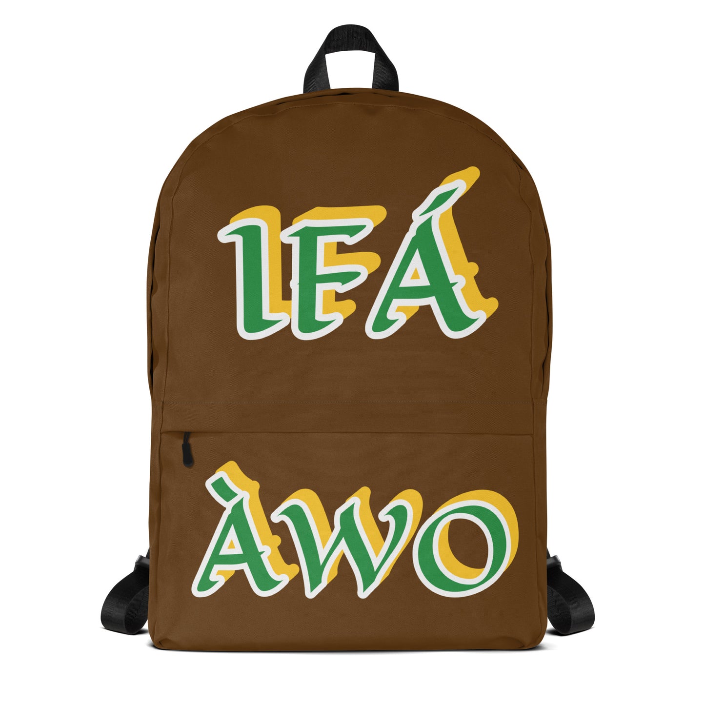 IFÁ  Awo Lucumi Brown Backpack