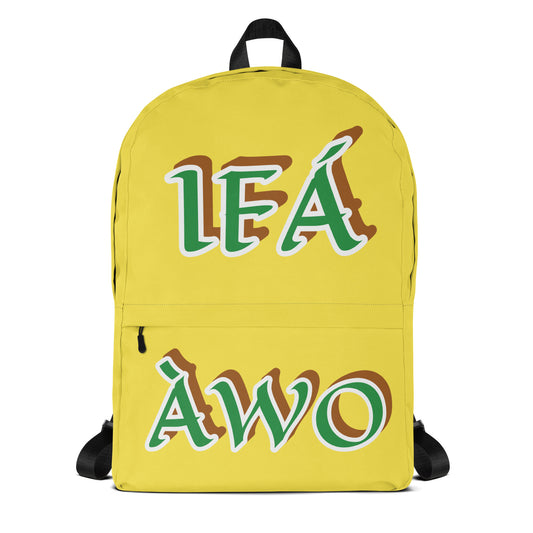 IFÁ  Awo Isese Lemon  Backpack