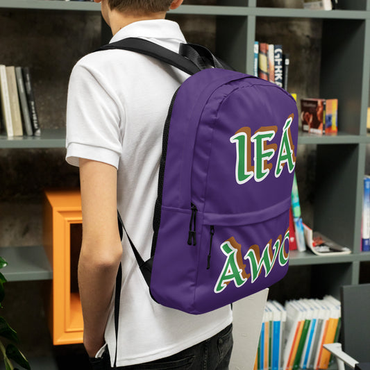 IFÁ  Awo Isese Purple Backpack