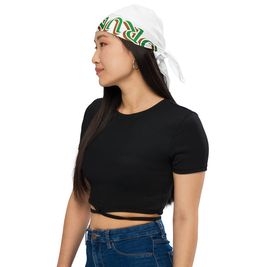 ORUNMILÁ Isese White bandana