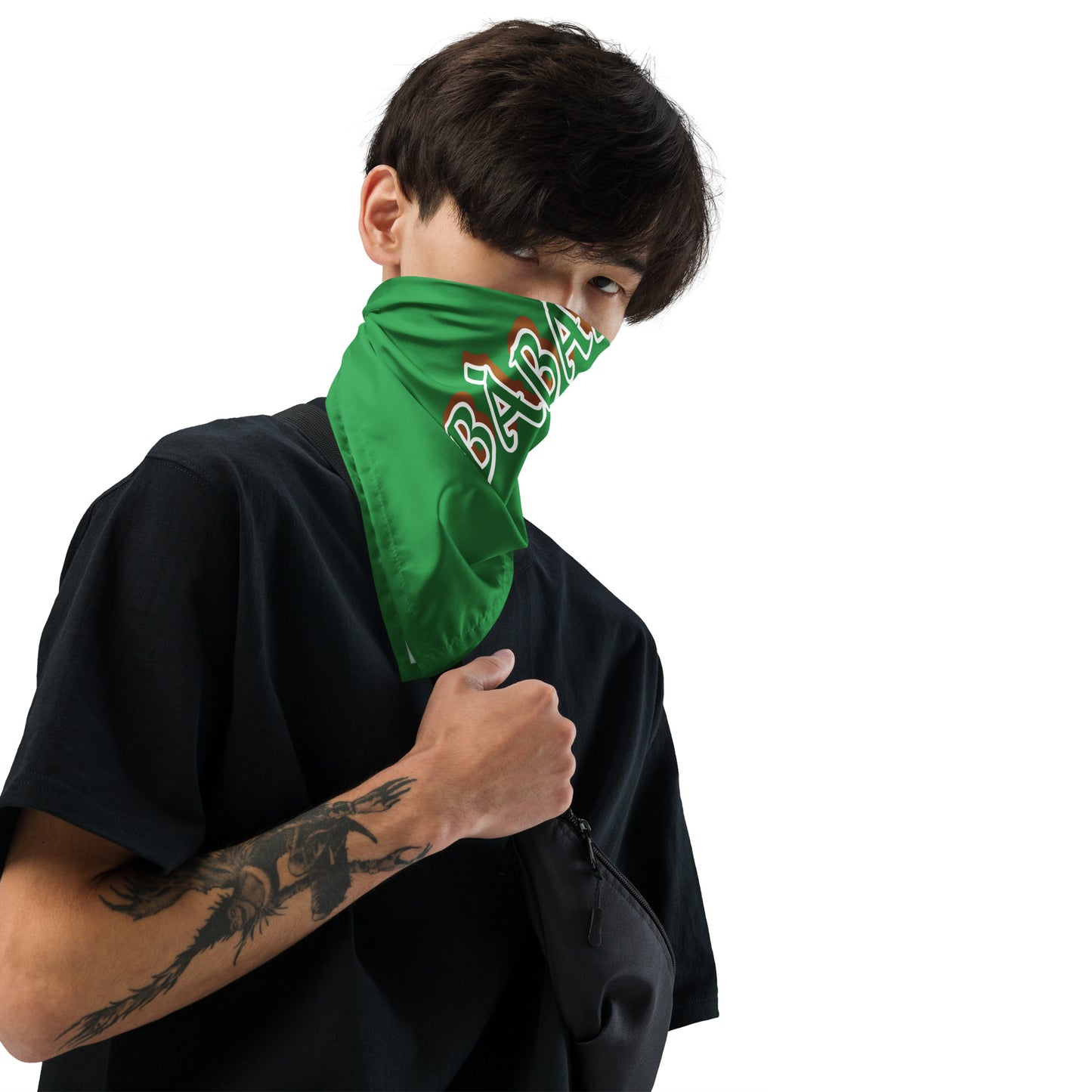 Babalawo Isese Green All-over print bandana