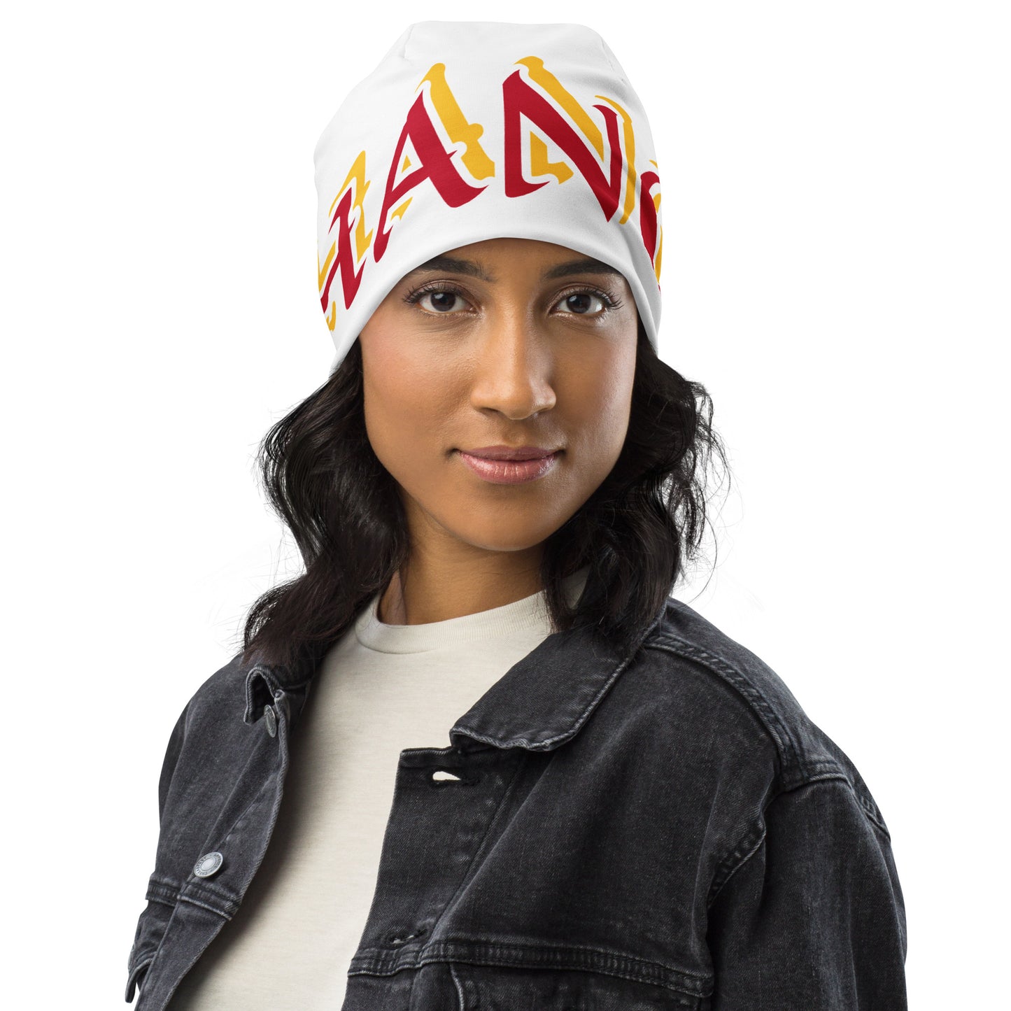 Shango 1 All-Over Print Beanie