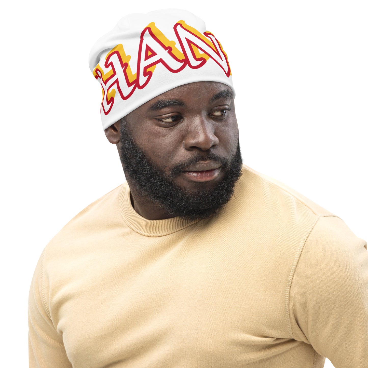 Shango 4 All-Over Print Beanie