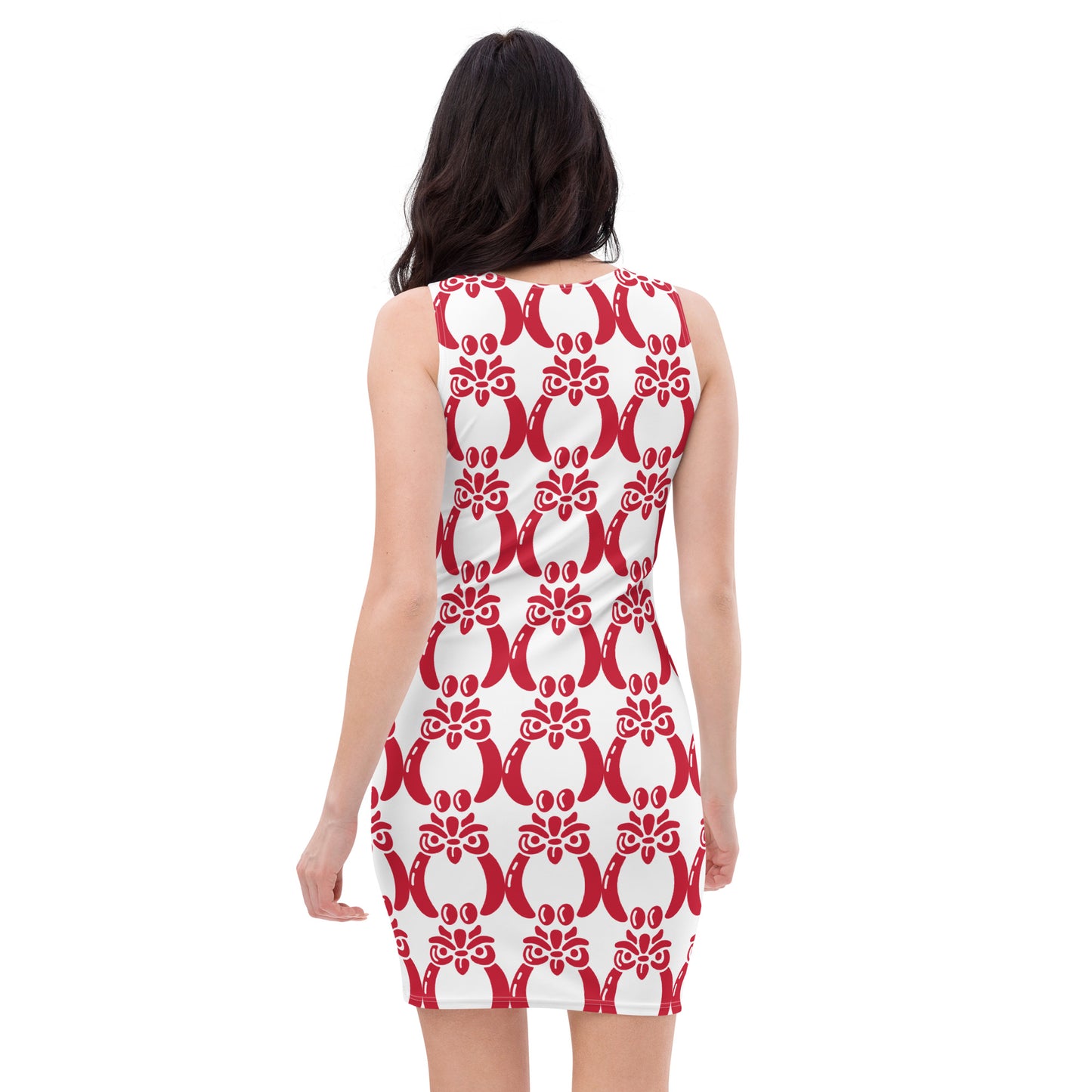 Red Ájé medium icon White Bodycon dress