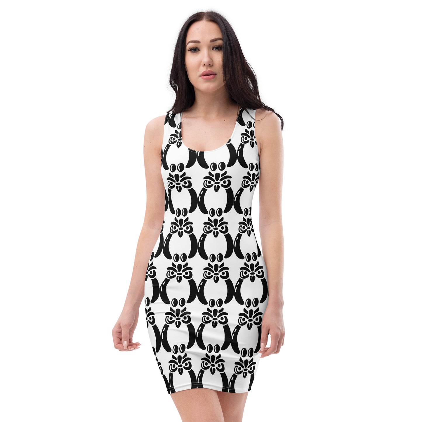 Black Ájé medium icon White Bodycon dress