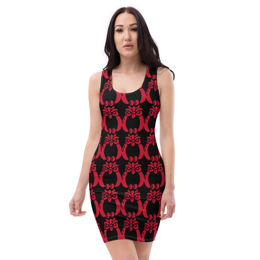 Red Ájé medium icon Black Bodycon dress