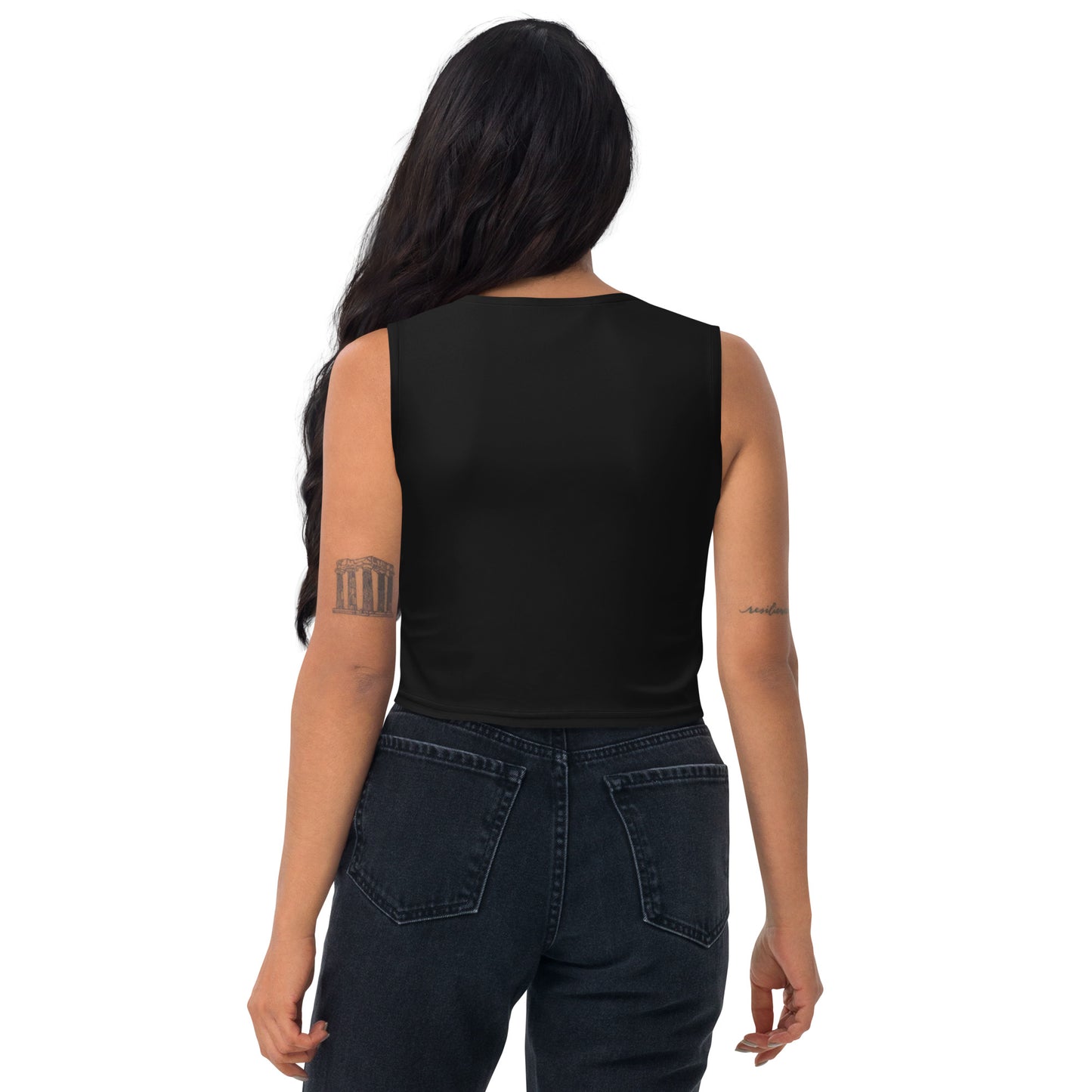 Wiccan Black Crop Top