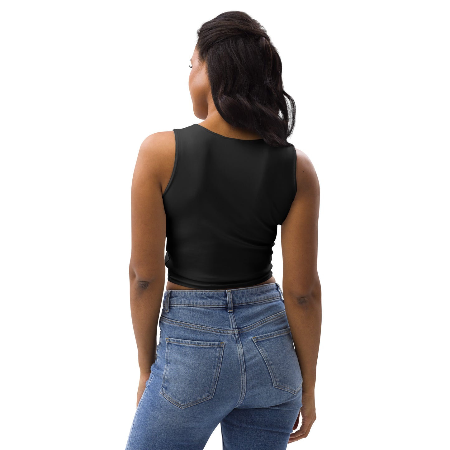 Wiccan 1 Black Crop Top