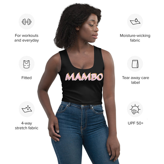 Mambo black Crop Top