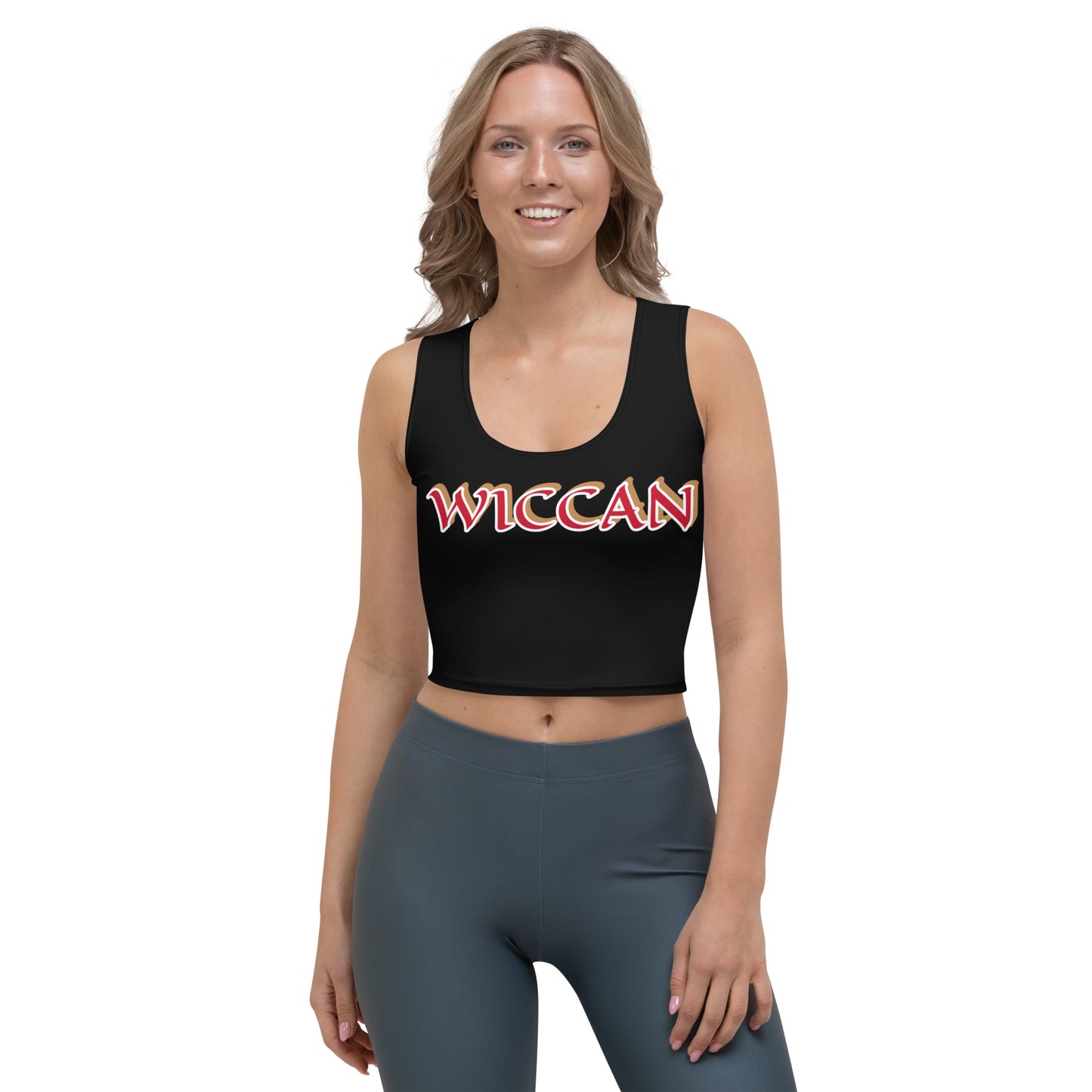 Wiccan 2 Black Crop Top