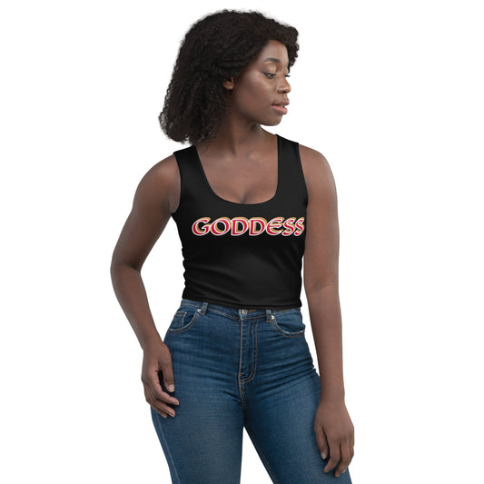 Goddess 2 Black Crop Top