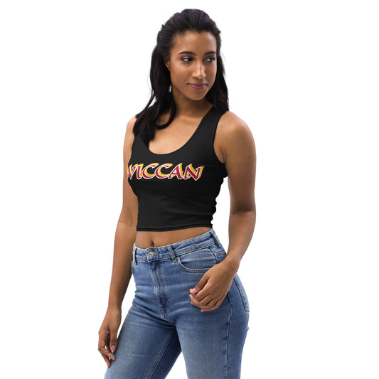 Wiccan 1 Black Crop Top