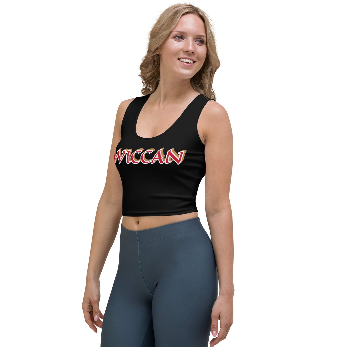 Wiccan 2 Black Crop Top