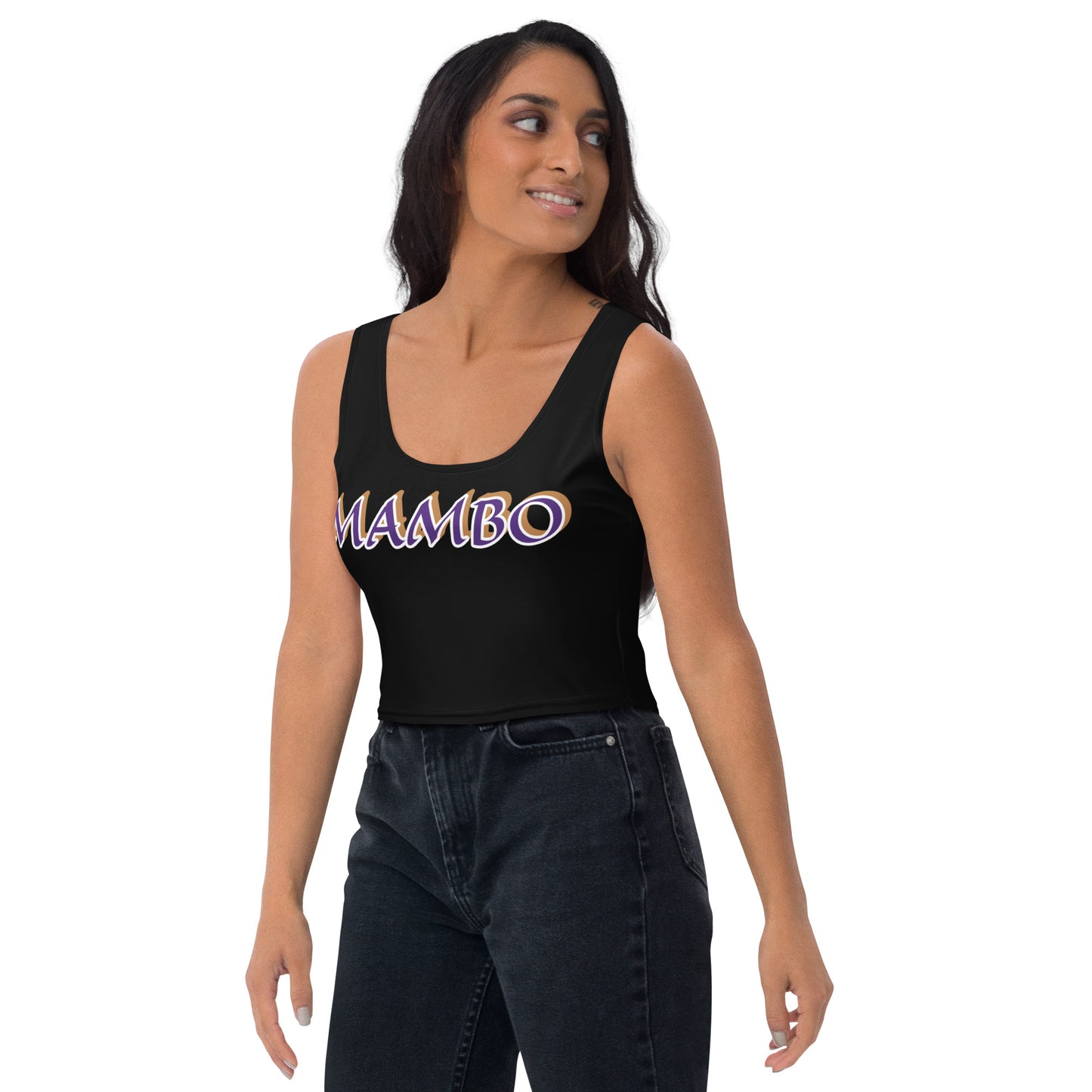 Mambo 4 Black Crop Top