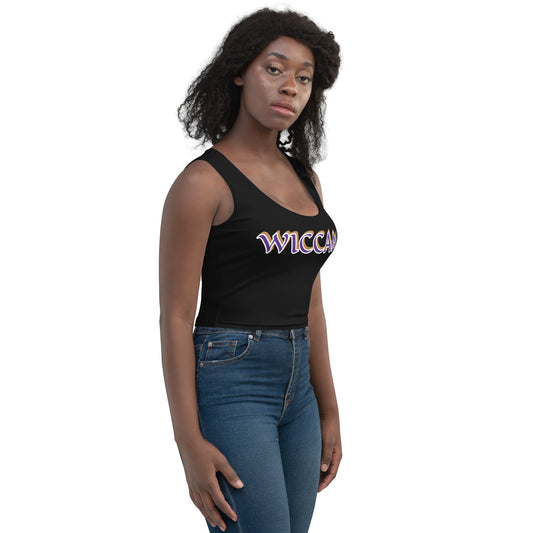 Wiccan 4 Black Crop Top