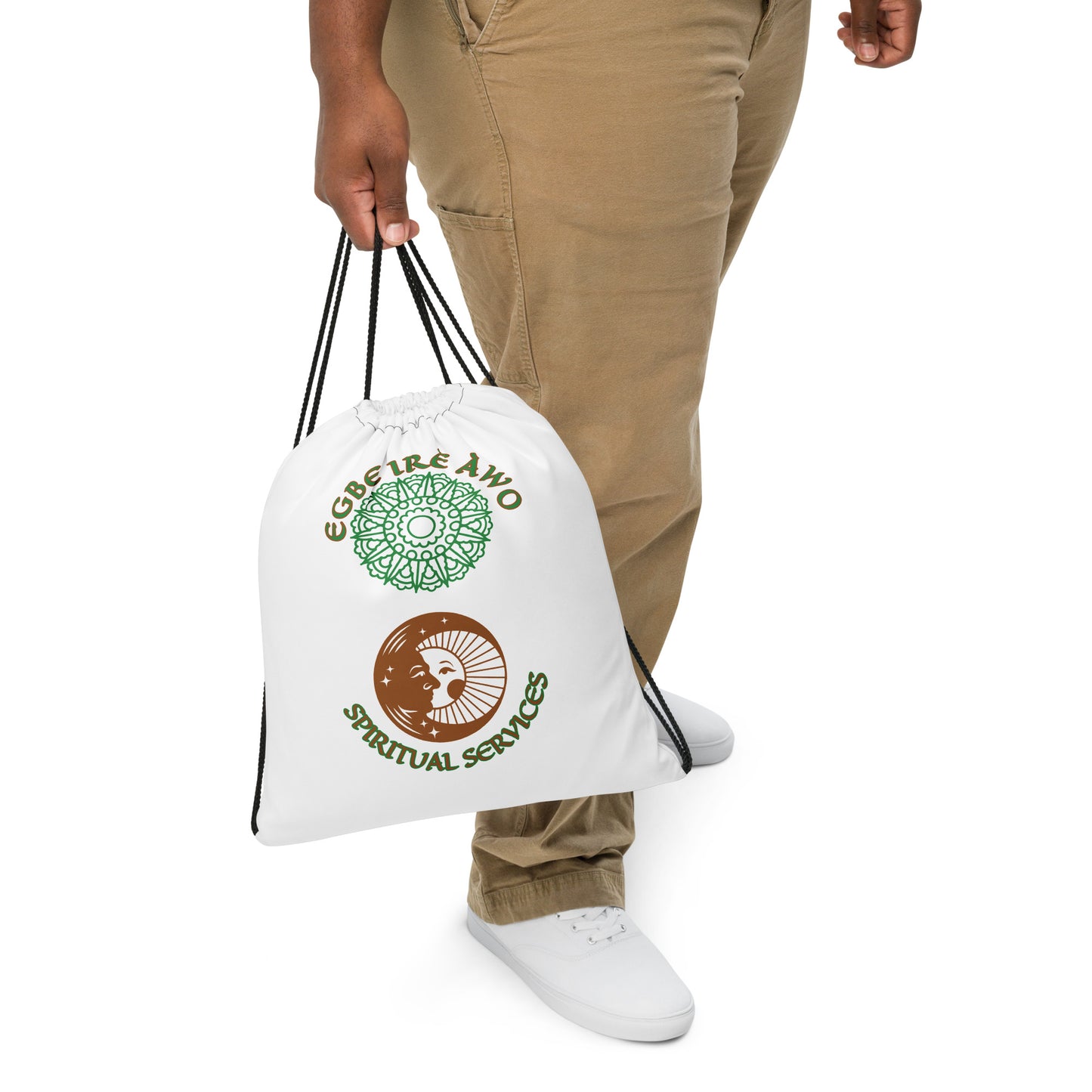 Egbe Ire Awo Isese Drawstring bag