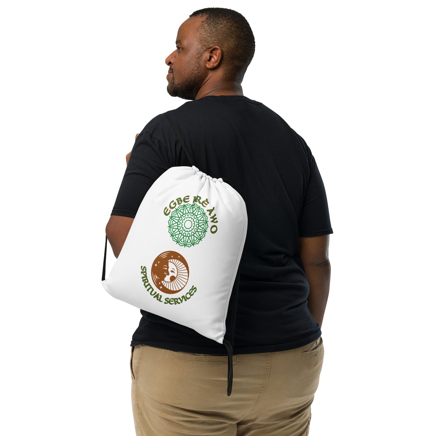 Egbe Ire Awo Isese Drawstring bag