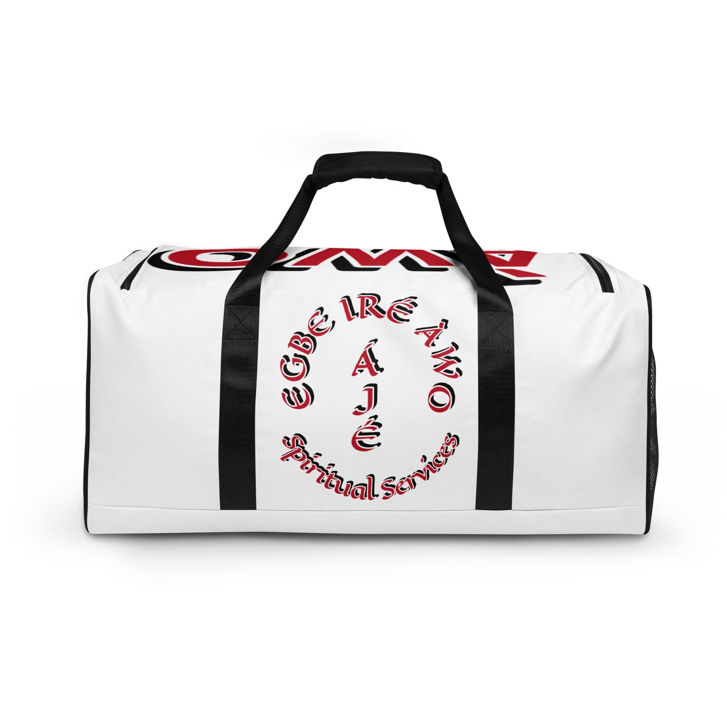 Egbe Red Ájé White Duffle bag