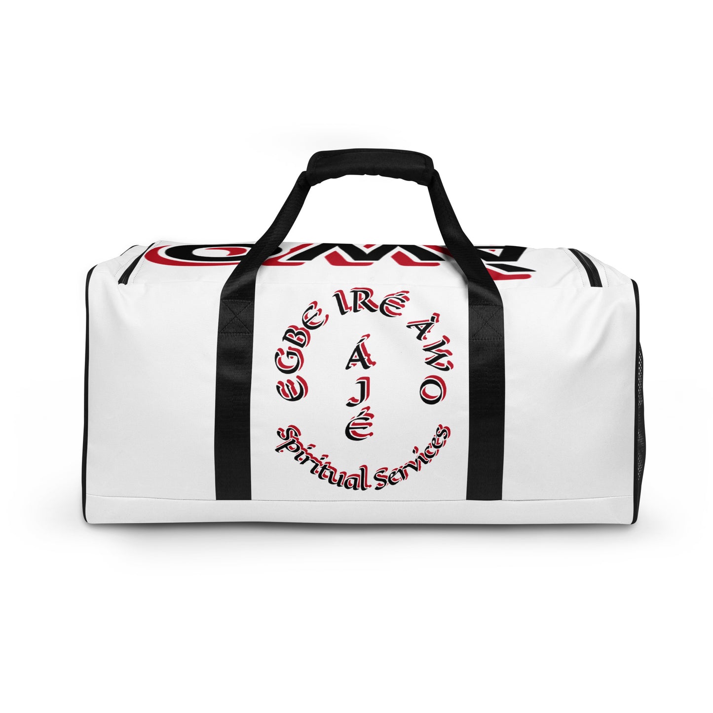 Egbe Black Ájé White Duffle bag