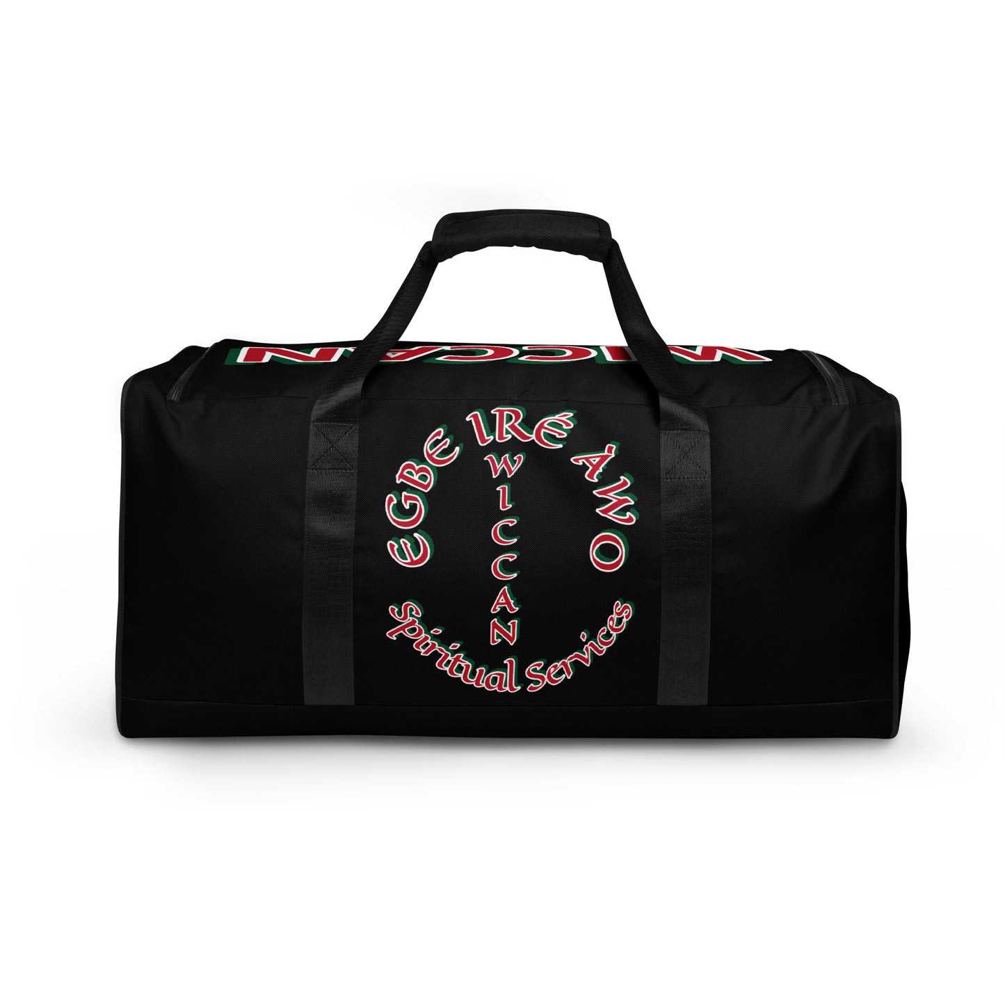 Egbe Red Wiccan Black Duffle bag