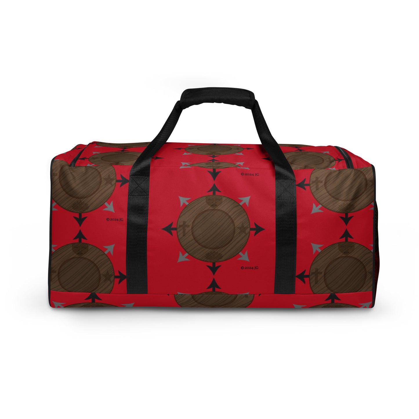 Egbe Red Logo Duffle bag