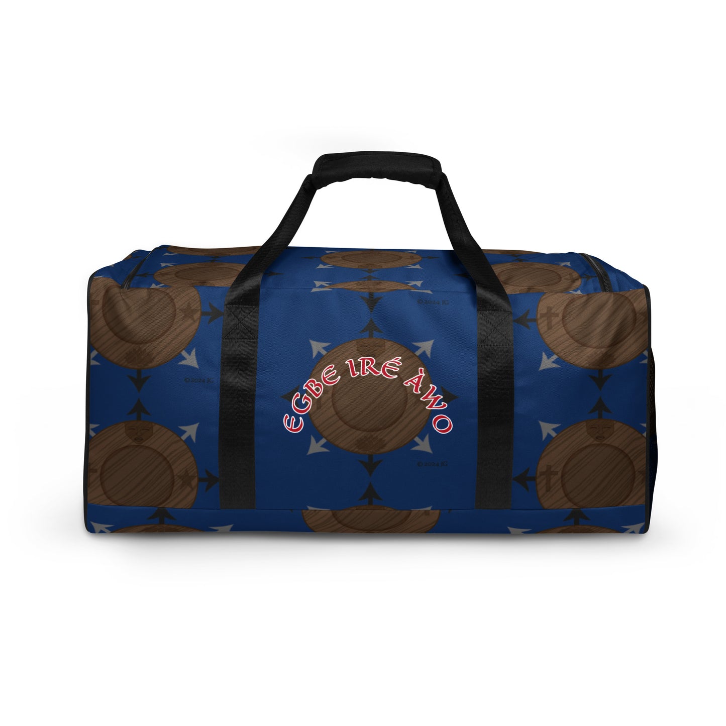 Egbe Ire Awo Blue Logo Duffle bag