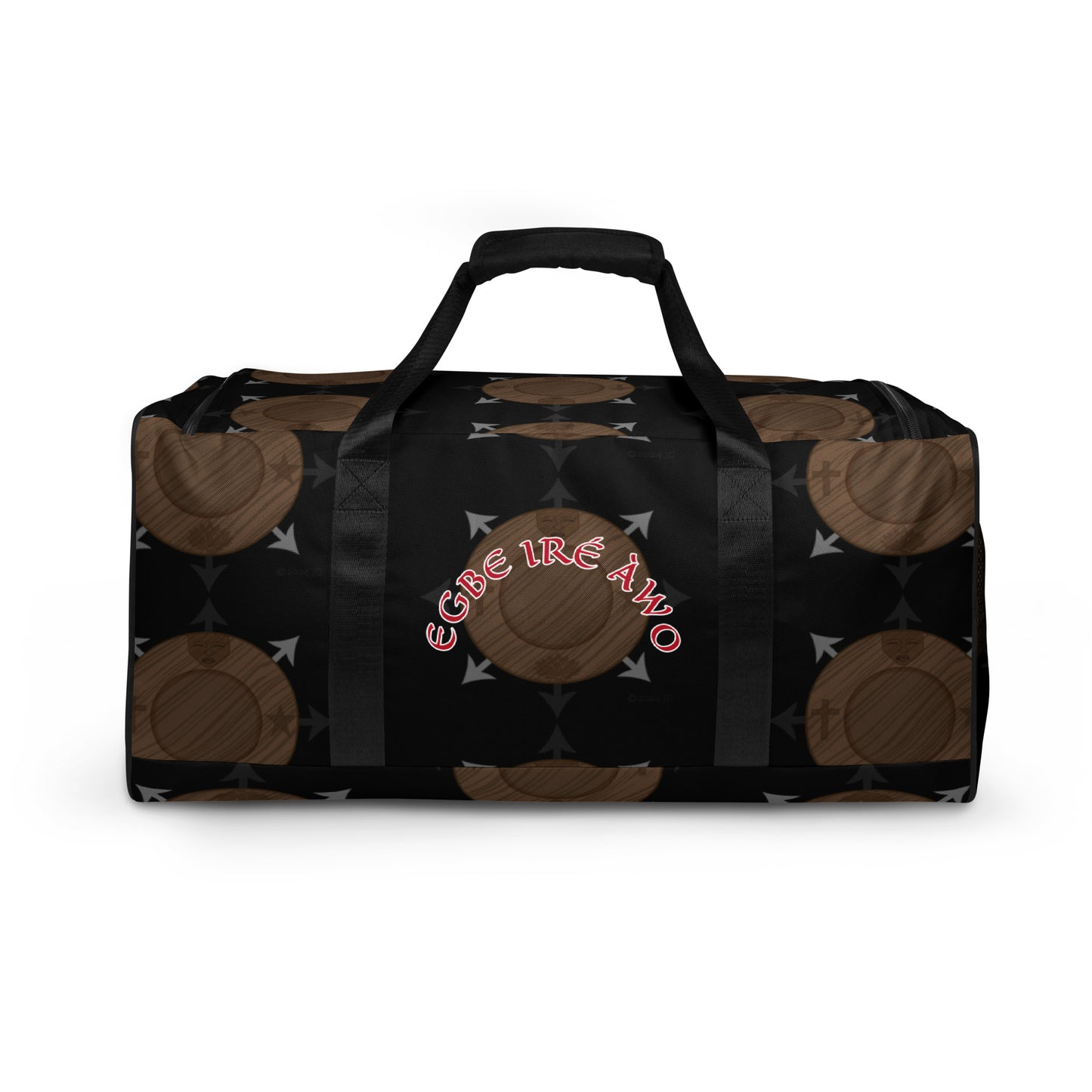 Egbe Ire Awo Black Logo Duffle bag