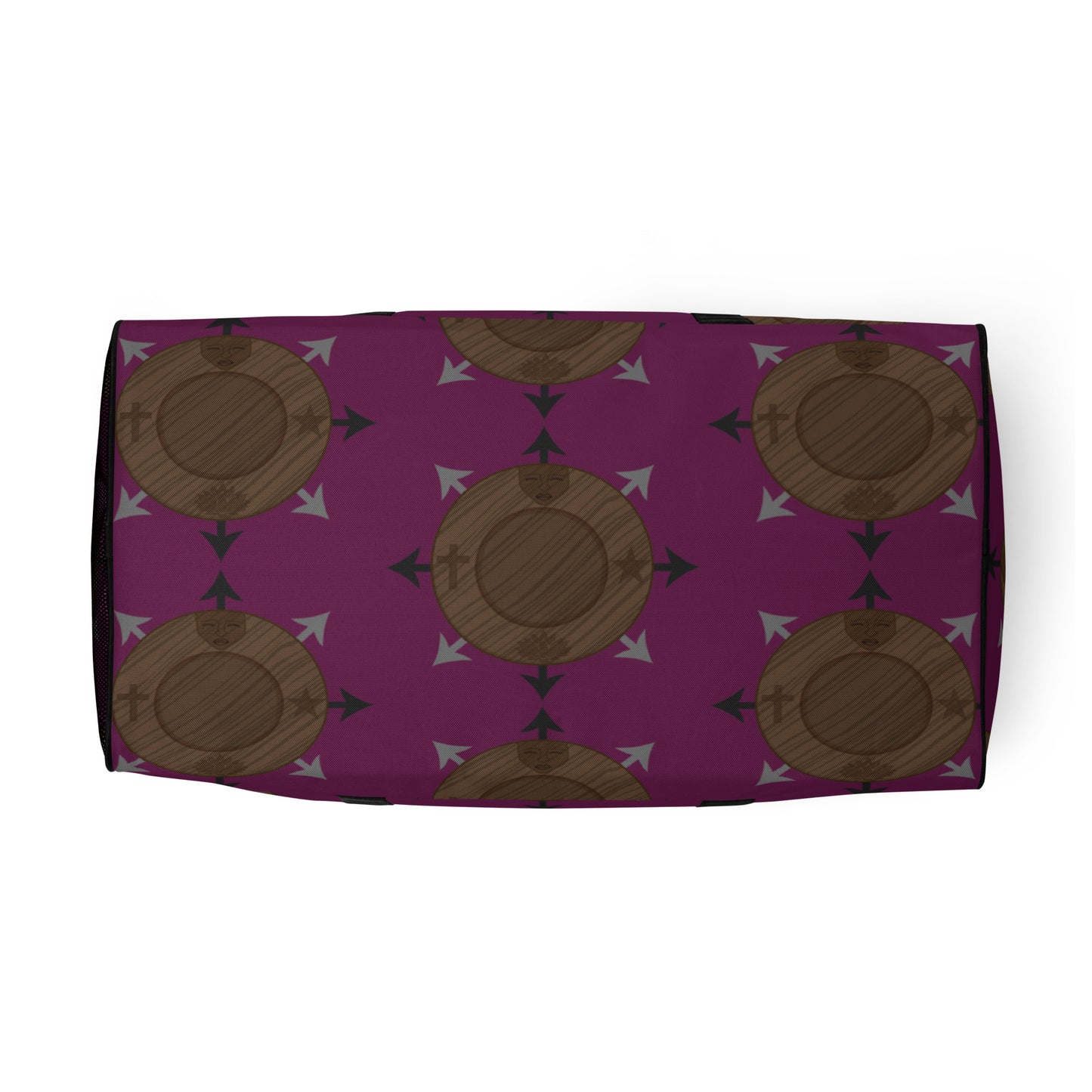 Egbe Ire Awo Eggplant Logo Duffle bag