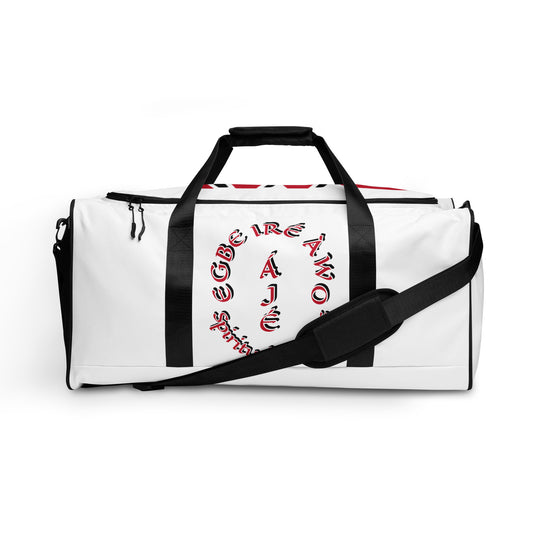 Egbe Red Ájé White Duffle bag