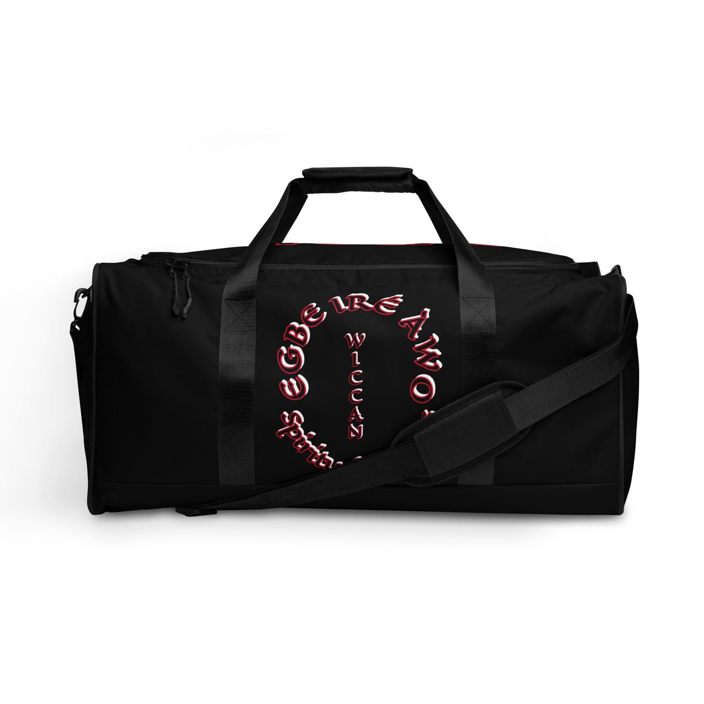 Egbe Black Wiccan Black Duffle bag