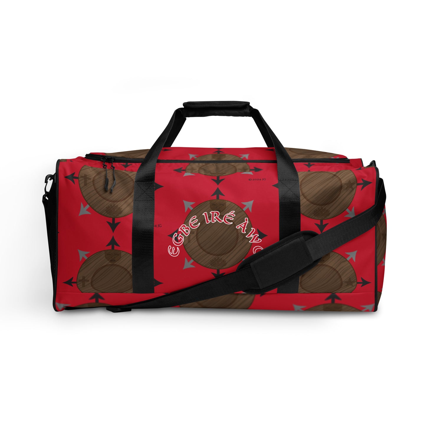 Egbe Ire Awo Red Logo Duffle bag