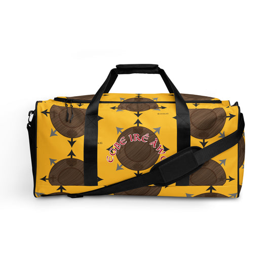 Egbe Ire Awo Yellow Logo Duffle bag