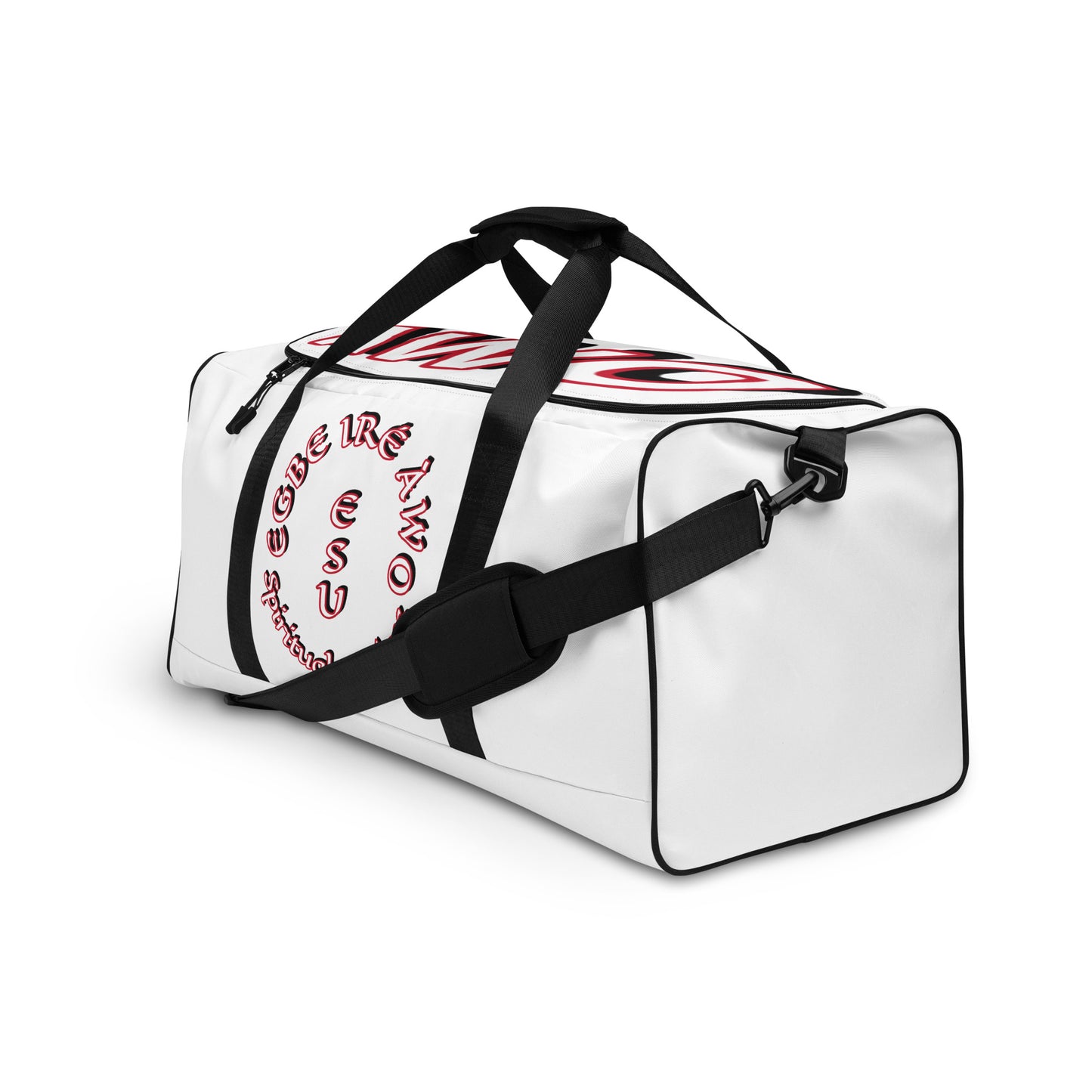 Egbe Esu White Duffle bag