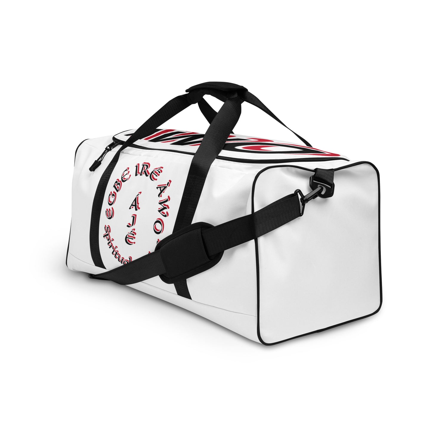 Egbe Black Ájé White Duffle bag